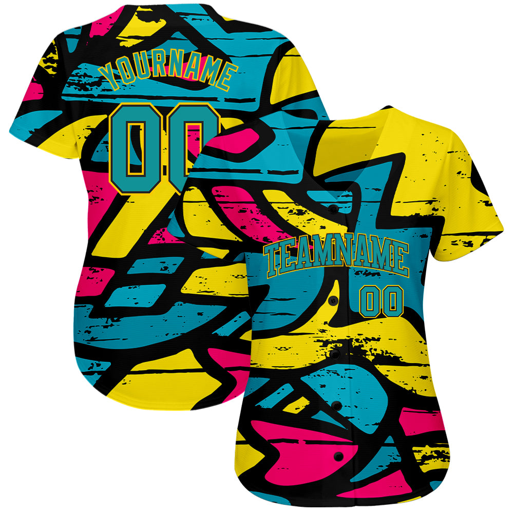 Cheap Custom 3D Pattern Design Abstract Pattern For Sport Team Authentic  Baseball Jersey Free Shipping – CustomJerseysPro