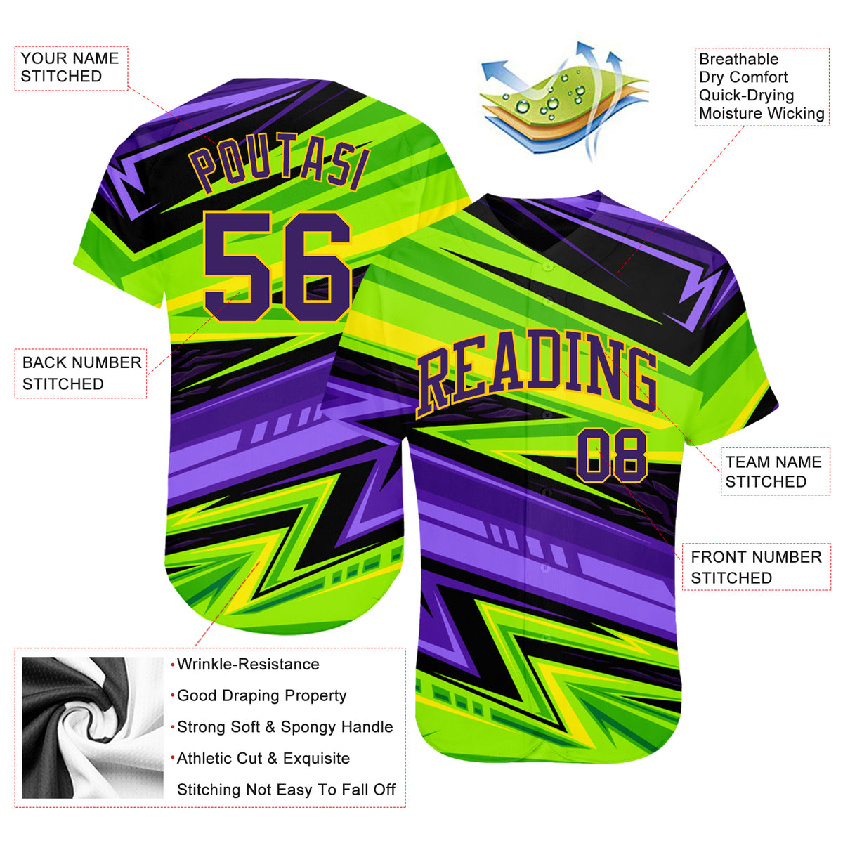 Cheap Custom 3D Pattern Design Flamingo Authentic Baseball Jersey Free  Shipping – CustomJerseysPro