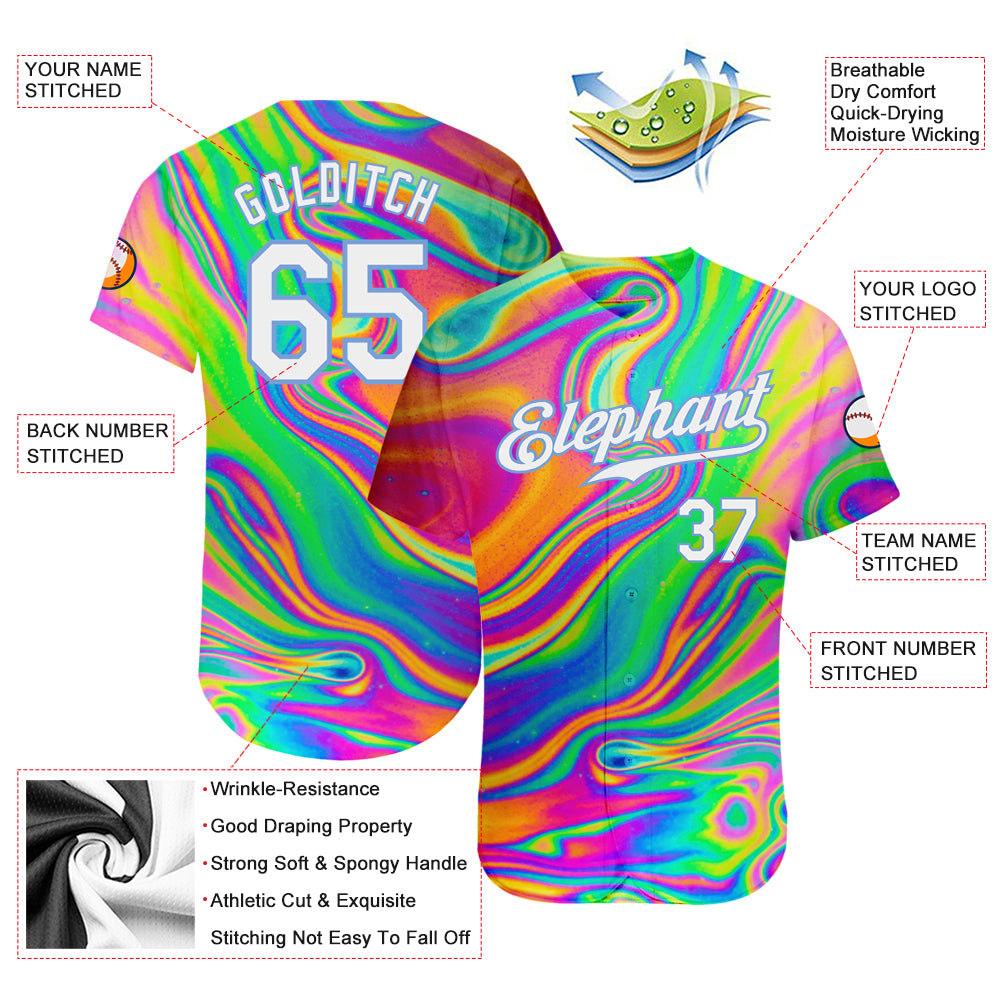 Cheap Custom 3D Pattern Design Abstract Pattern For Sport Team Authentic  Baseball Jersey Free Shipping – CustomJerseysPro