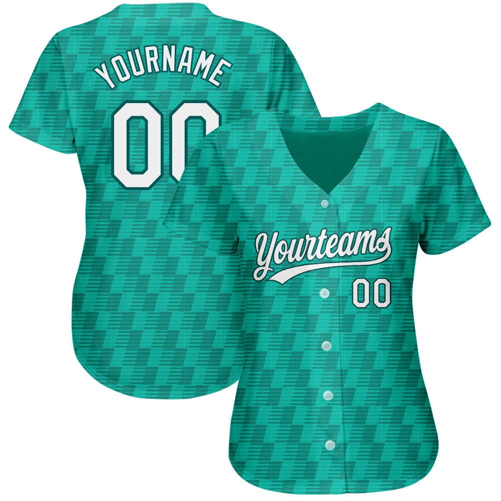 Cheap Custom Kelly Green Red-White 3D Pattern Design Authentic Baseball  Jersey Free Shipping – CustomJerseysPro