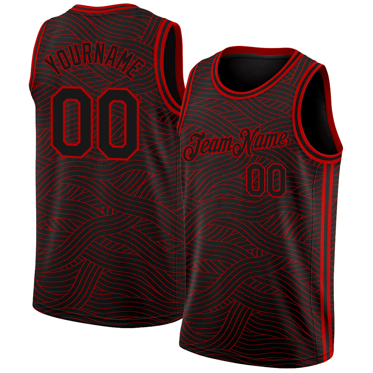 Custom Red White-Black Authentic City Edition Basketball Jersey Sale – UKSN  INC