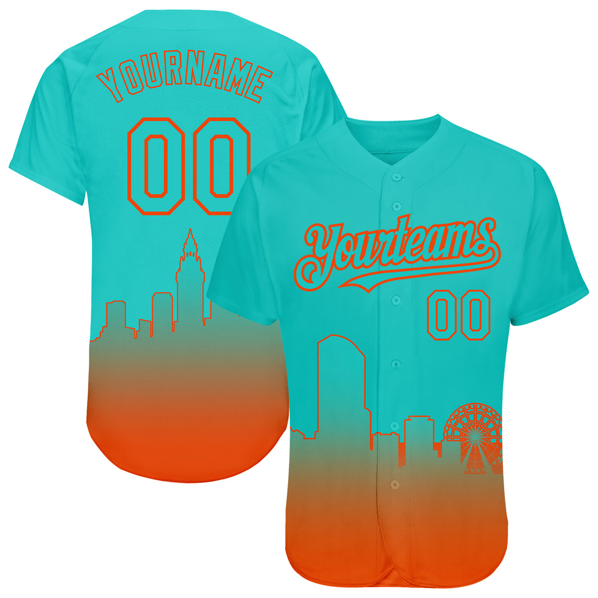 Cheap Custom Black Powder Blue-Orange 3D Miami City Edition Fade Fasion  Authentic Baseball Jersey Free Shipping – CustomJerseysPro