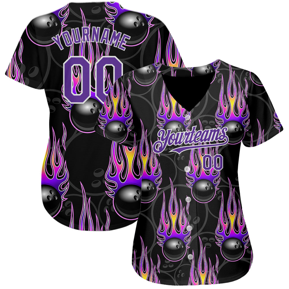 Cheap Custom Cream Purple-Black Authentic Baseball Jersey Free Shipping –  CustomJerseysPro