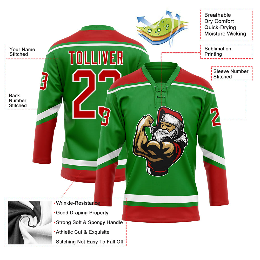 Santa claus hockey sales jersey