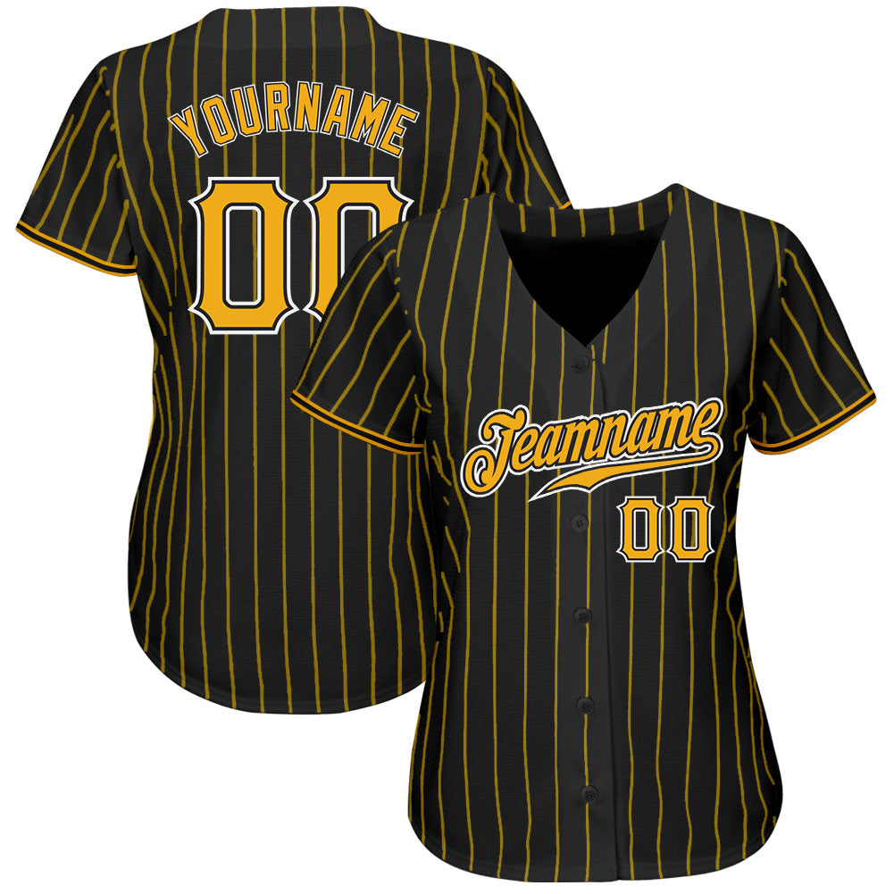 Pinstripe Blank V Neck Mens Baseball Uniform Custom Baseball