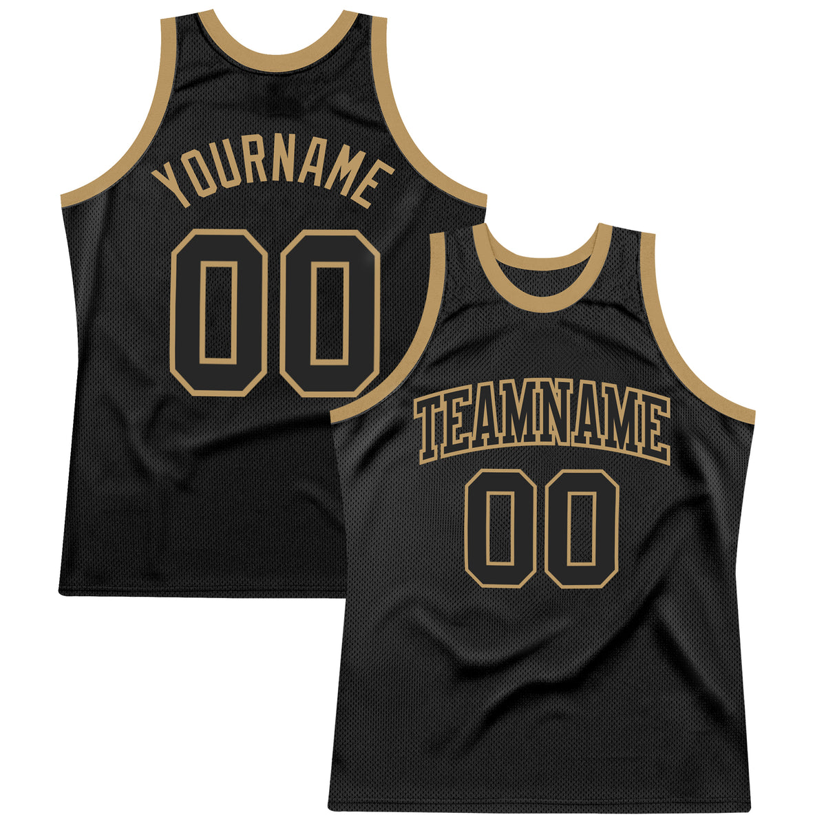 Cheap Custom Black White-Old Gold Authentic Throwback Basketball Jersey  Free Shipping – CustomJerseysPro