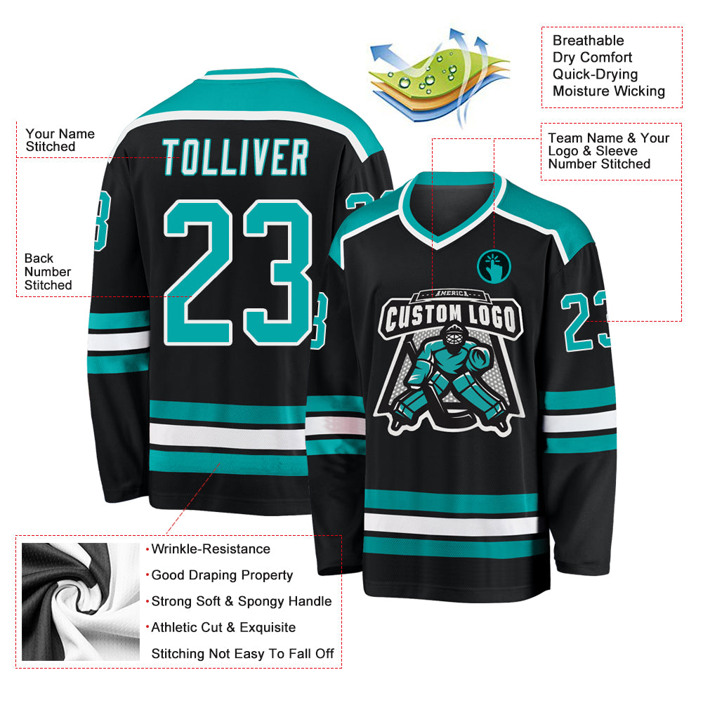 Source Wholesale new custom number fashion ice hockey jerseys high