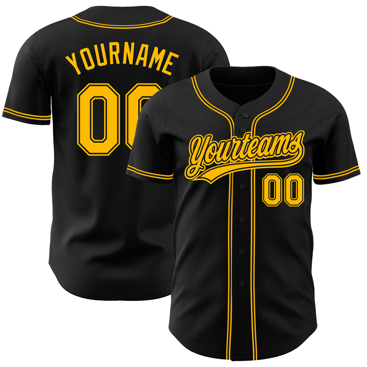 Cheap Custom Old Gold Black-White Authentic Baseball Jersey Free Shipping –  CustomJerseysPro