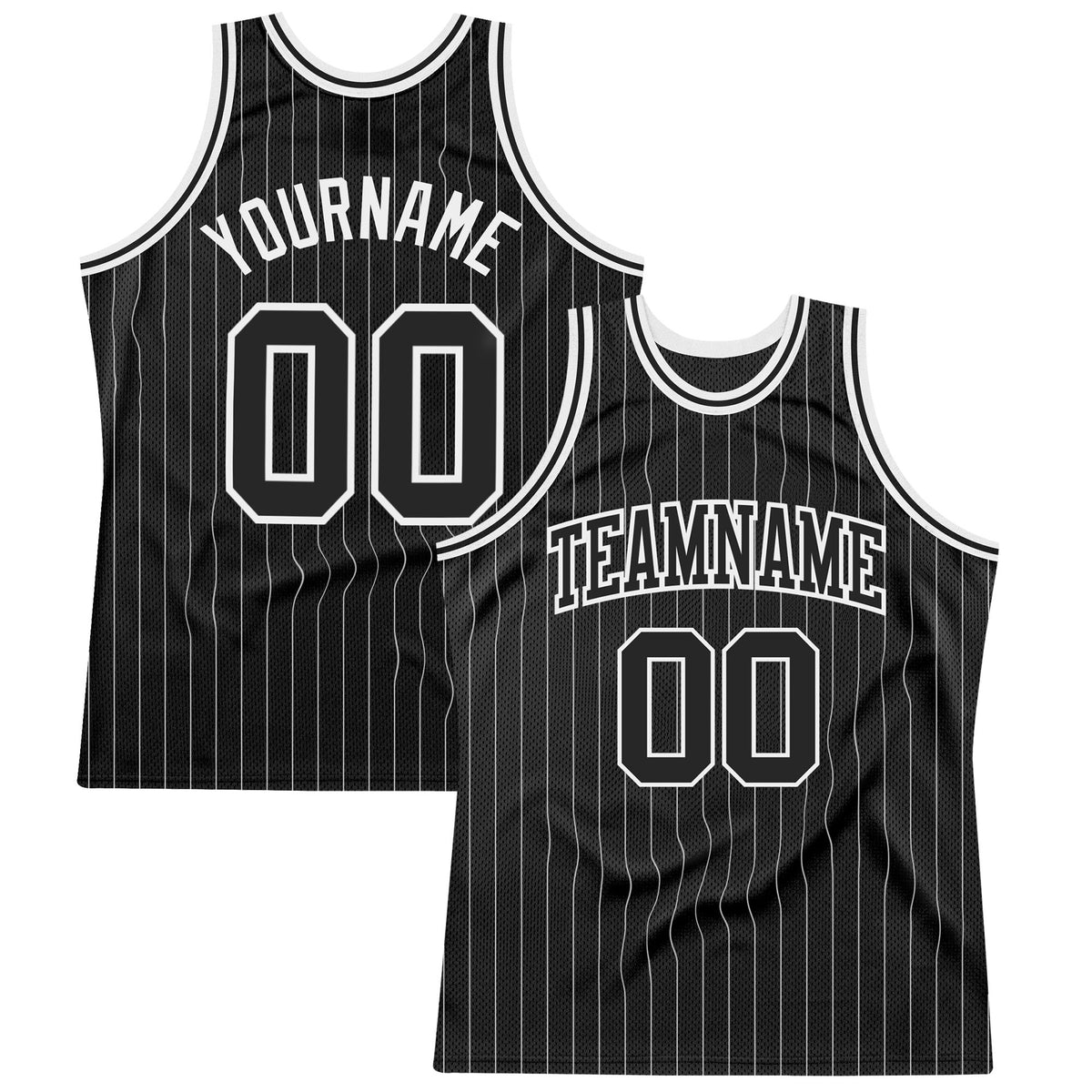 Half White Half Black Custom Jersey