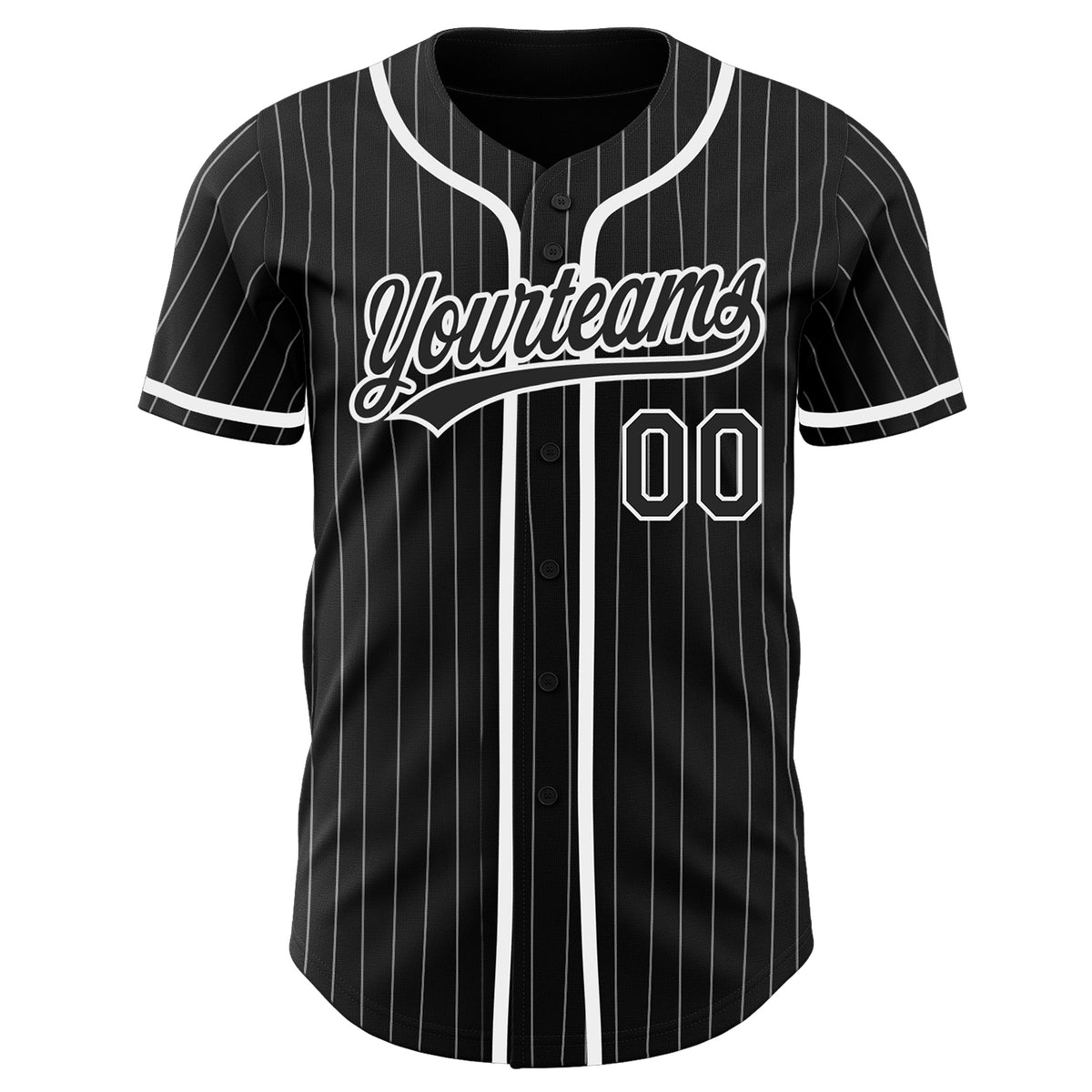 Cheap Custom Black White Strip Black-White Authentic Baseball Jersey Free  Shipping – CustomJerseysPro