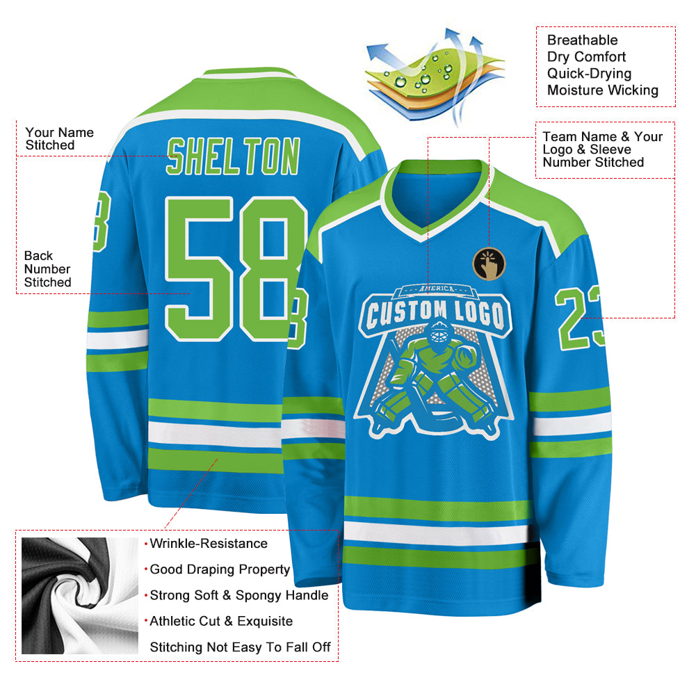 Custom Embroidered Hockey Jerseys: Order Custom Sewn Jerseys