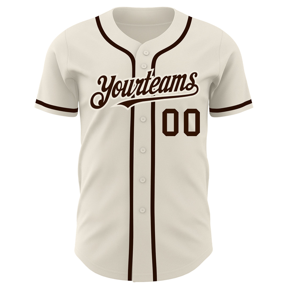 Cheap Custom Brown White-Cream Authentic Raglan Sleeves Baseball Jersey  Free Shipping – CustomJerseysPro