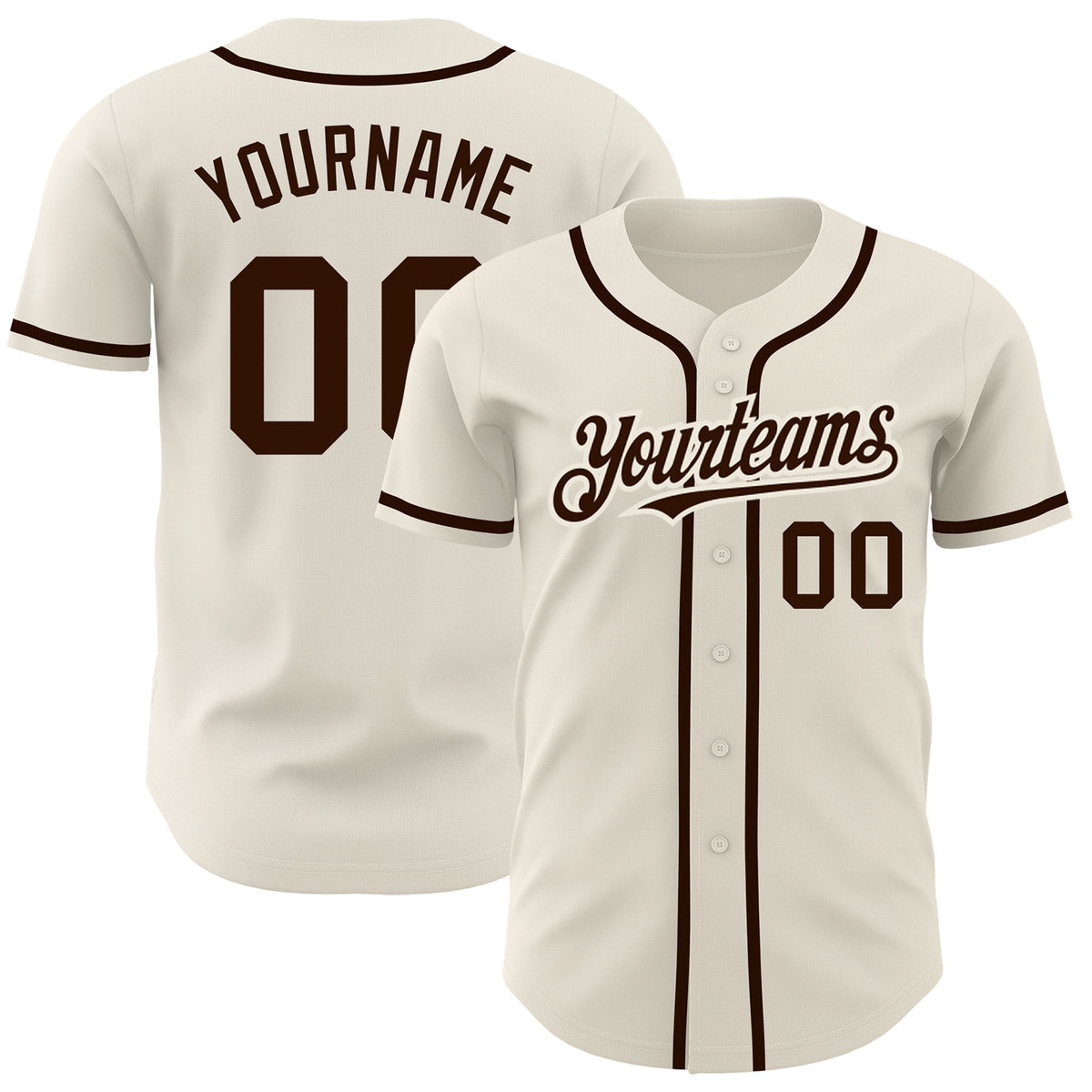 Cheap Custom Brown Brown-Gold Authentic Sleeveless Baseball Jersey Free  Shipping – CustomJerseysPro