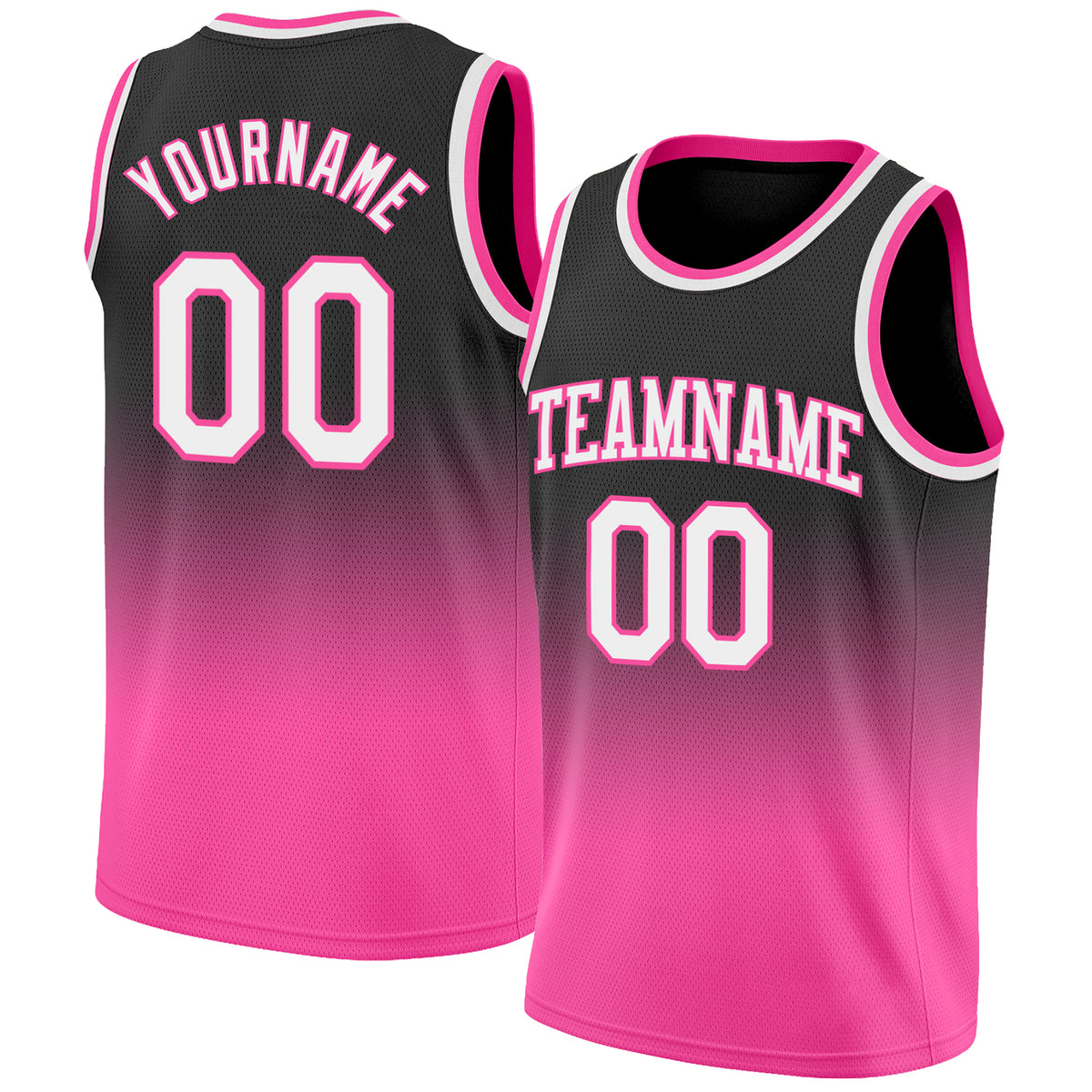 Cheap Custom Teal White-Pink Authentic Fade Fashion Basketball Jersey Free  Shipping – CustomJerseysPro