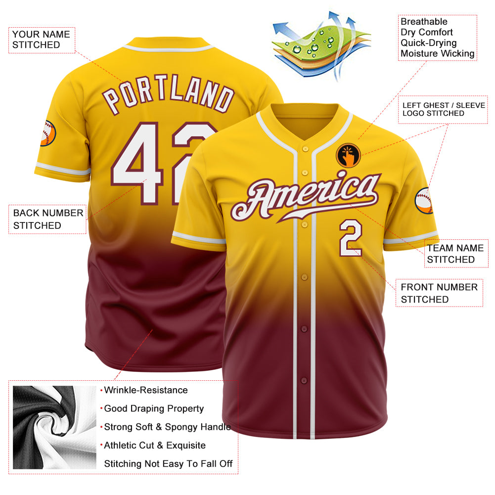 Yellow All-Star Game MLB Jerseys for sale