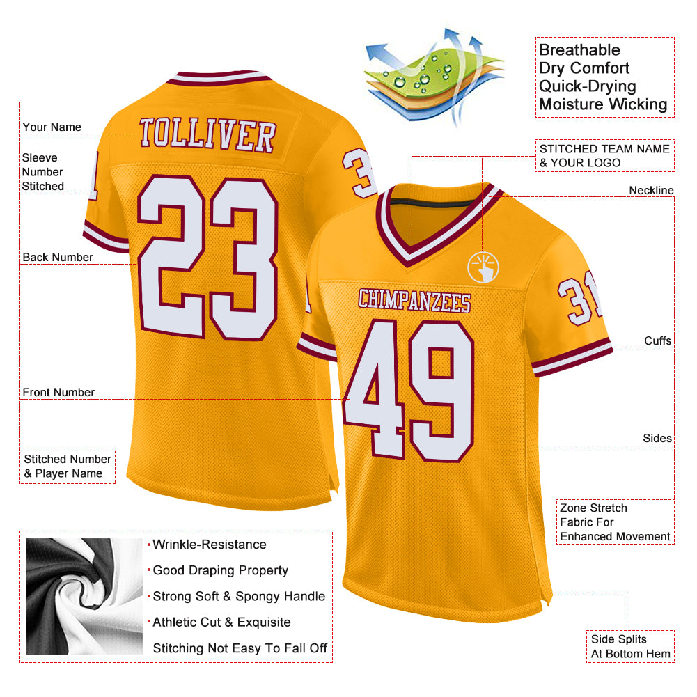 redskins yellow jersey