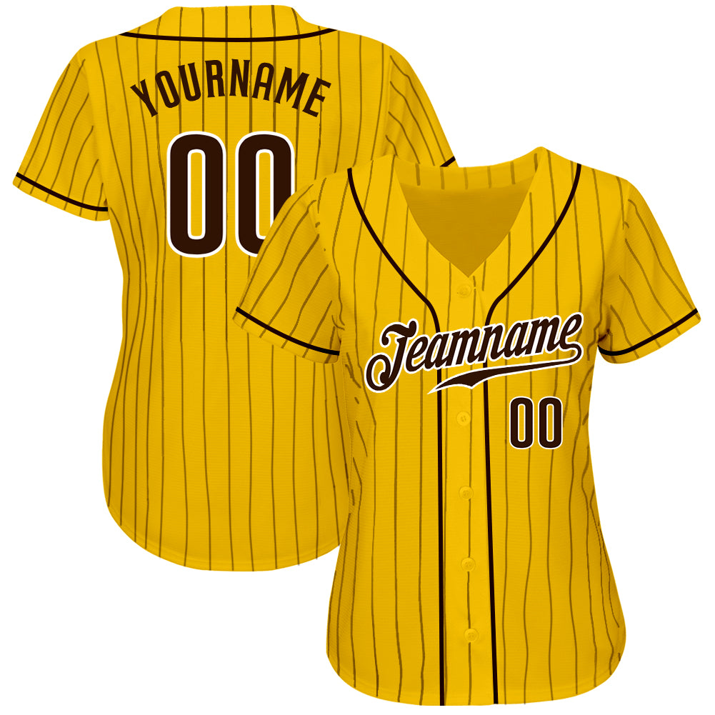 Custom Gray Brown Gold Custom Baseball Jerseys For Men & Women JN10782_8370