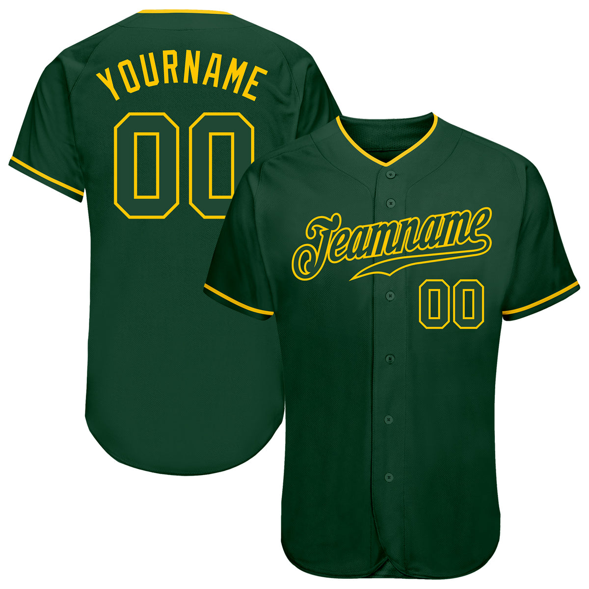 Men's Oakland Athletics Majestic Athletic Green Cool Base Custom Jersey