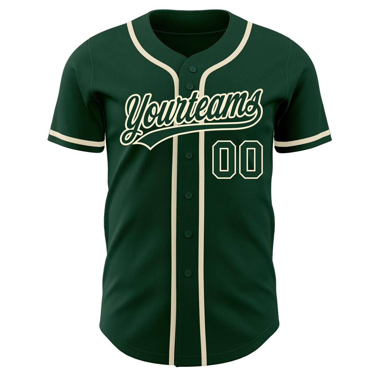 Cheap Custom Sky Blue Green-Cream Authentic Baseball Jersey Free Shipping –  CustomJerseysPro