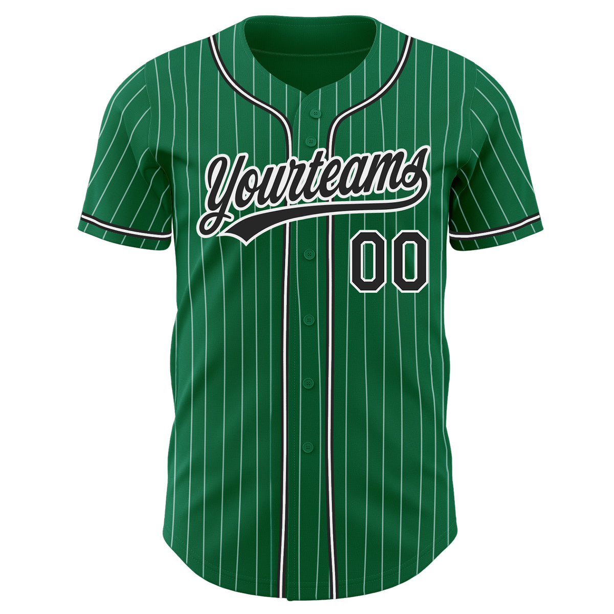 Cheap Custom White Kelly Green Pinstripe Kelly Green-Red Authentic Baseball  Jersey Free Shipping – CustomJerseysPro