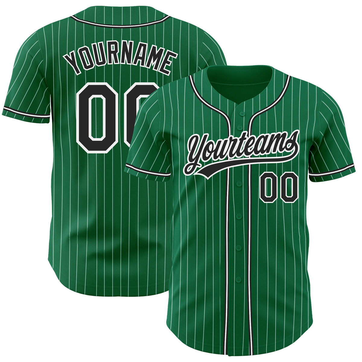 Cheap Custom Kelly Green White-Black Authentic Sleeveless Baseball Jersey  Free Shipping – CustomJerseysPro