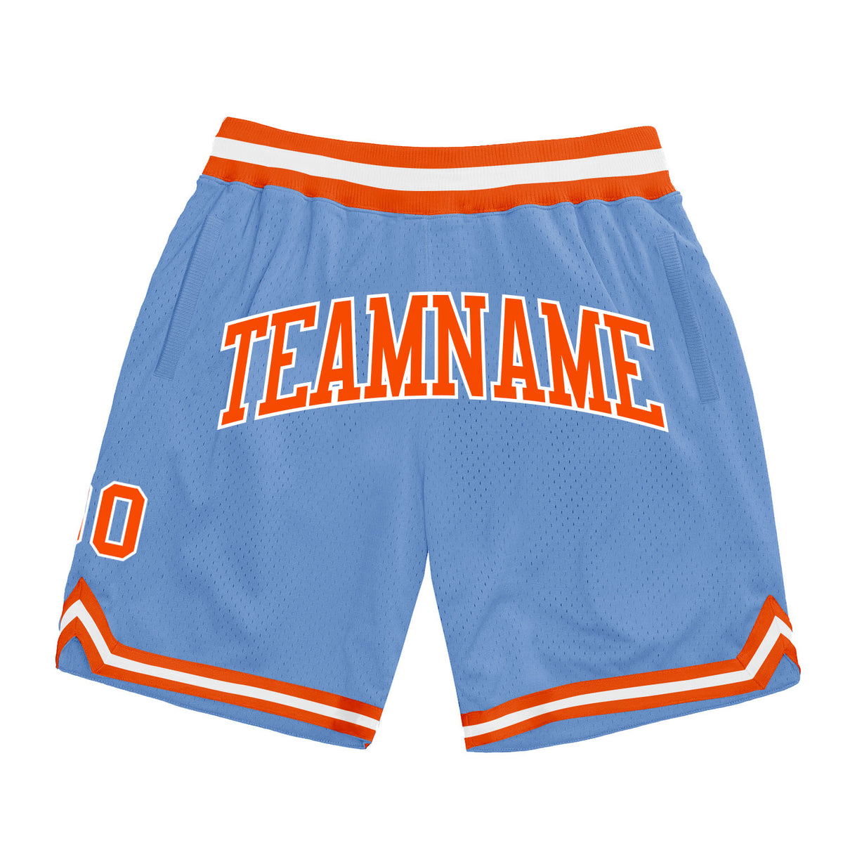 Black Orange/Blue New York Throwback Shorts