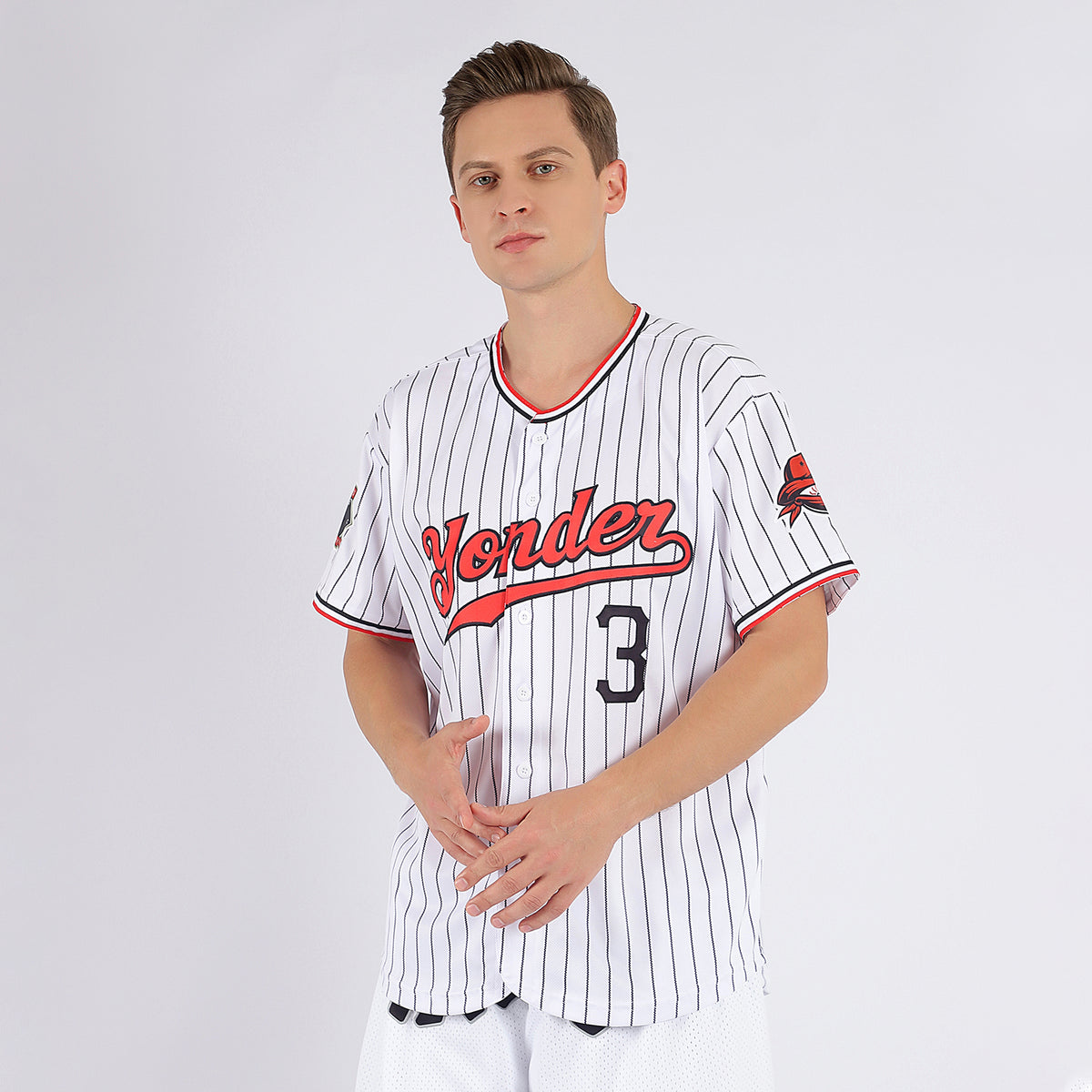 Sale Build Black Baseball Authentic White Black Strip American Flag Fashion  Jersey Red – CustomJerseysPro