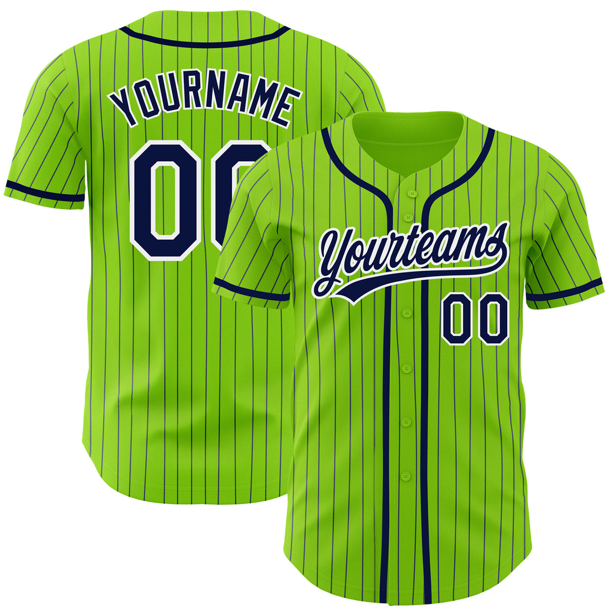 Cheap Custom Light Blue Neon Green-White Authentic Baseball Jersey Free  Shipping – CustomJerseysPro