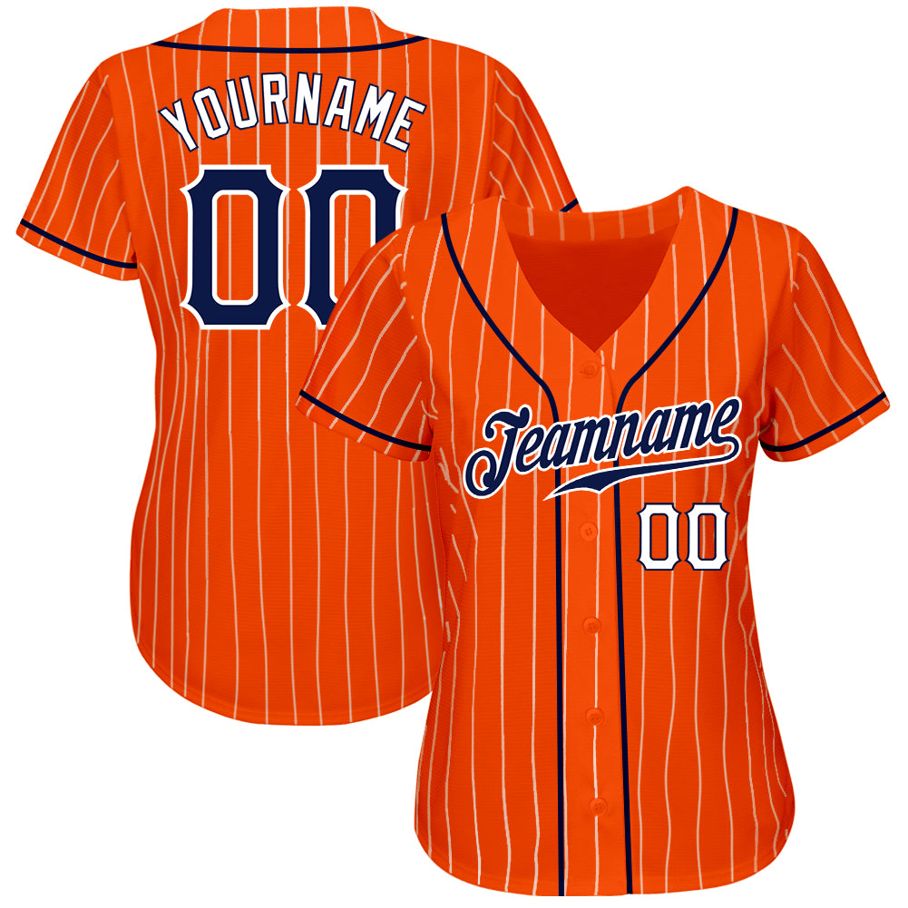 Cheap Custom White Blue-Orange Authentic Baseball Jersey Free Shipping –  CustomJerseysPro