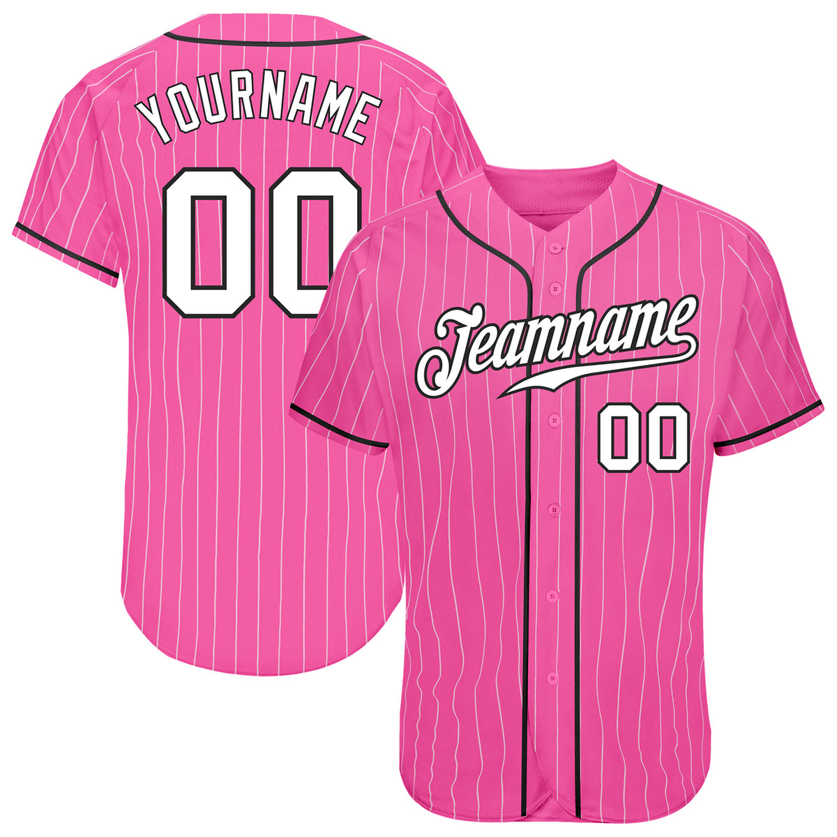 Cheap Custom Aqua White Pinstripe Black Authentic Baseball Jersey Free  Shipping – CustomJerseysPro