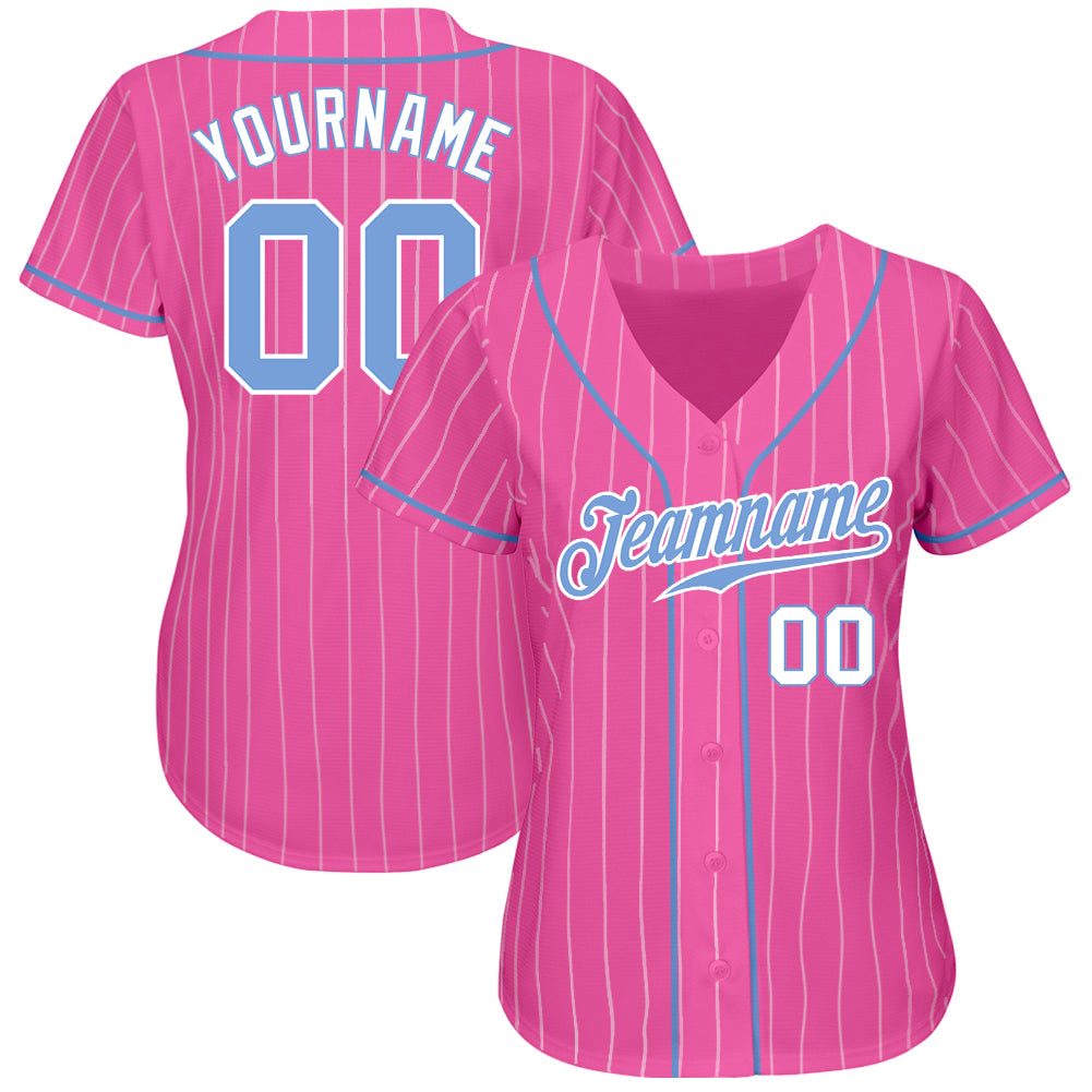 PINK Blue Athletic Jerseys for Women