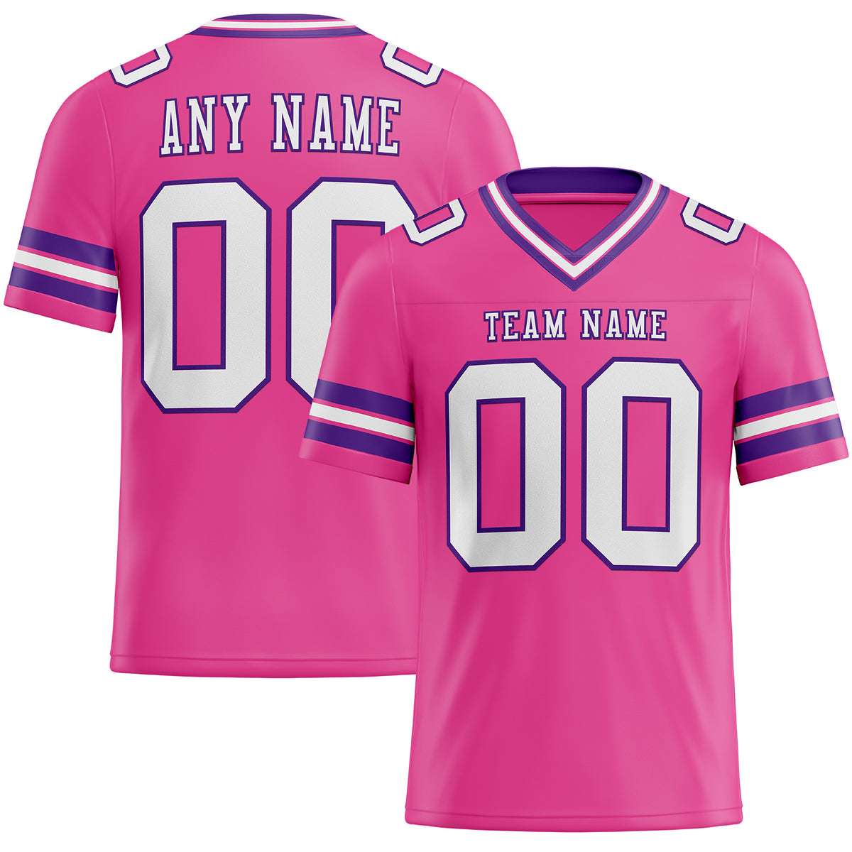 Cheap Custom Panther Blue White-Pink Mesh Authentic Football Jersey Free  Shipping – CustomJerseysPro