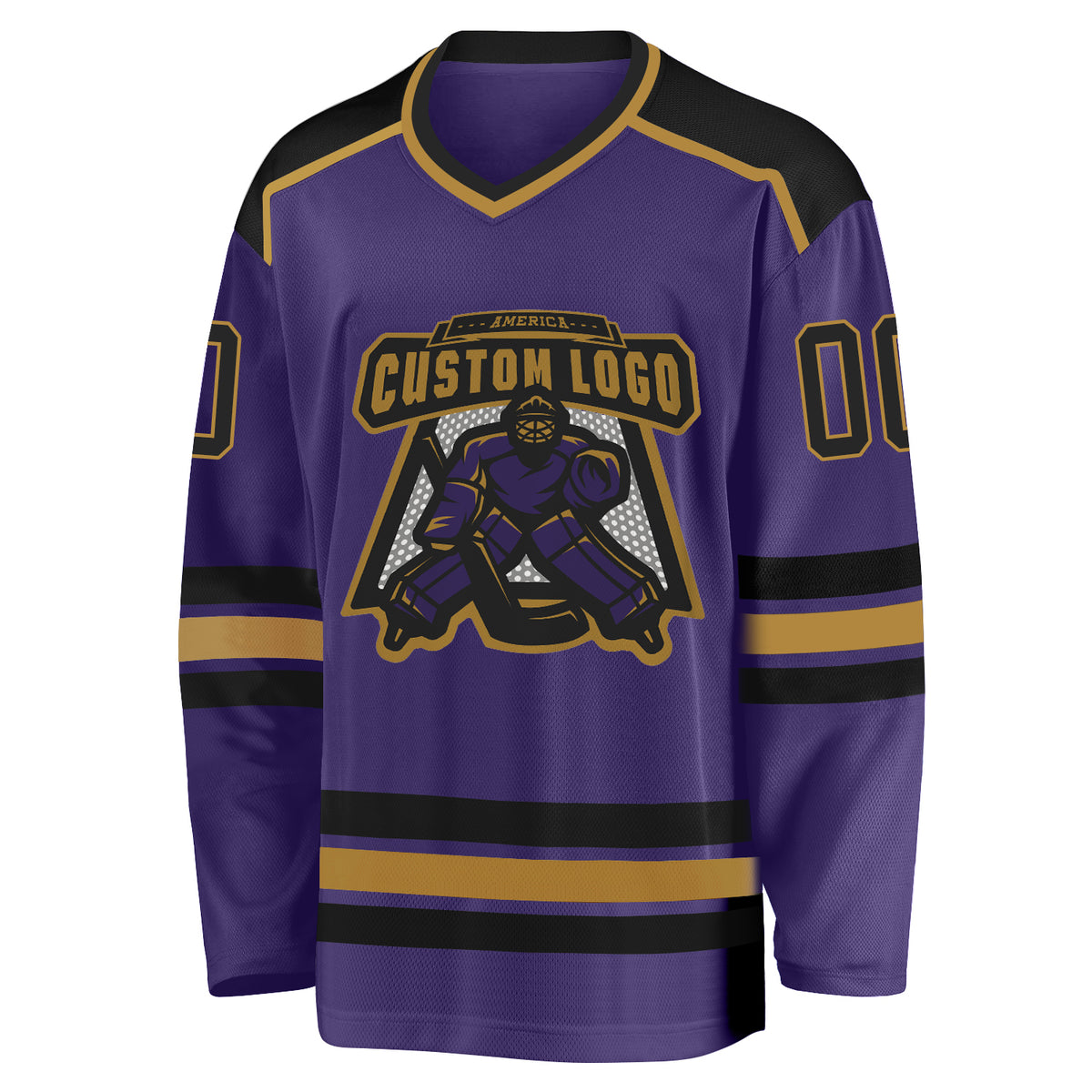 Cheap Custom Black White-Purple Hockey Jersey Free Shipping –  CustomJerseysPro