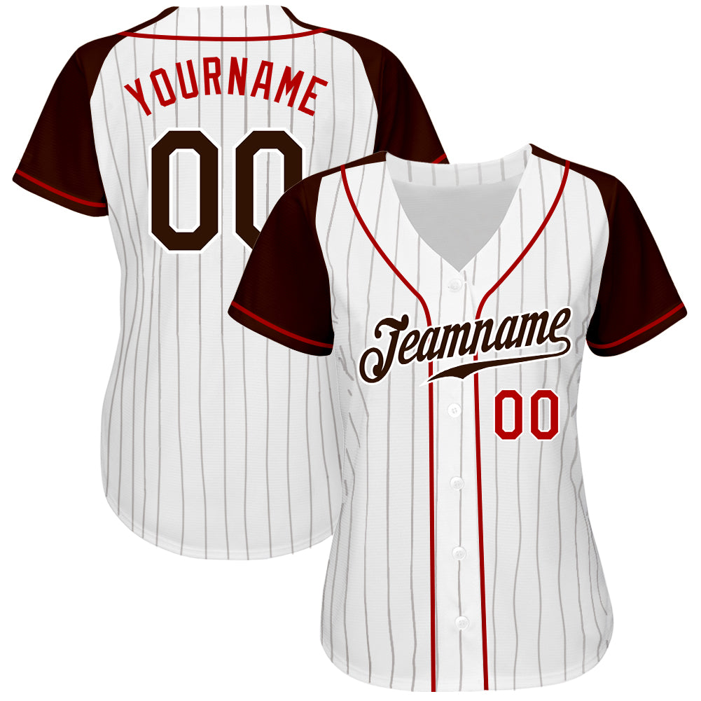 Cheap Custom Brown White-Cream Authentic Raglan Sleeves Baseball Jersey  Free Shipping – CustomJerseysPro