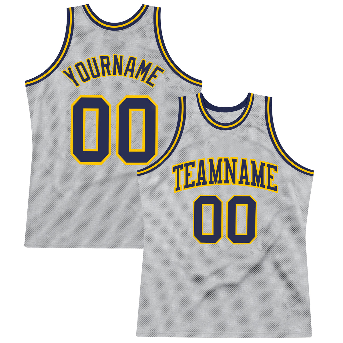 Cheap Custom Gray Black-Gold Authentic Throwback Basketball Jersey Free  Shipping – CustomJerseysPro