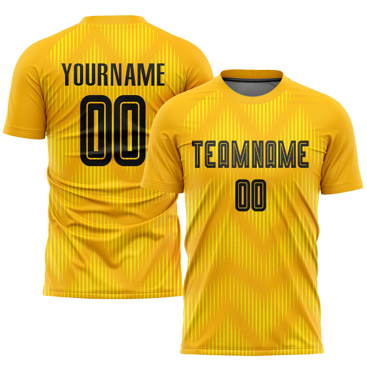 Black Gold - Custom Soccer Jerseys Kit Sublimated for League