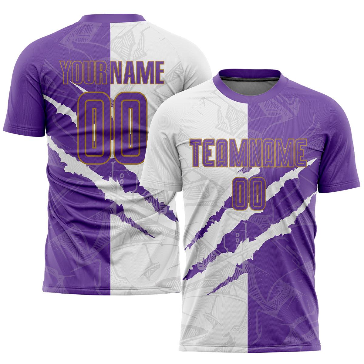 GYF Purple Soccer Jersey