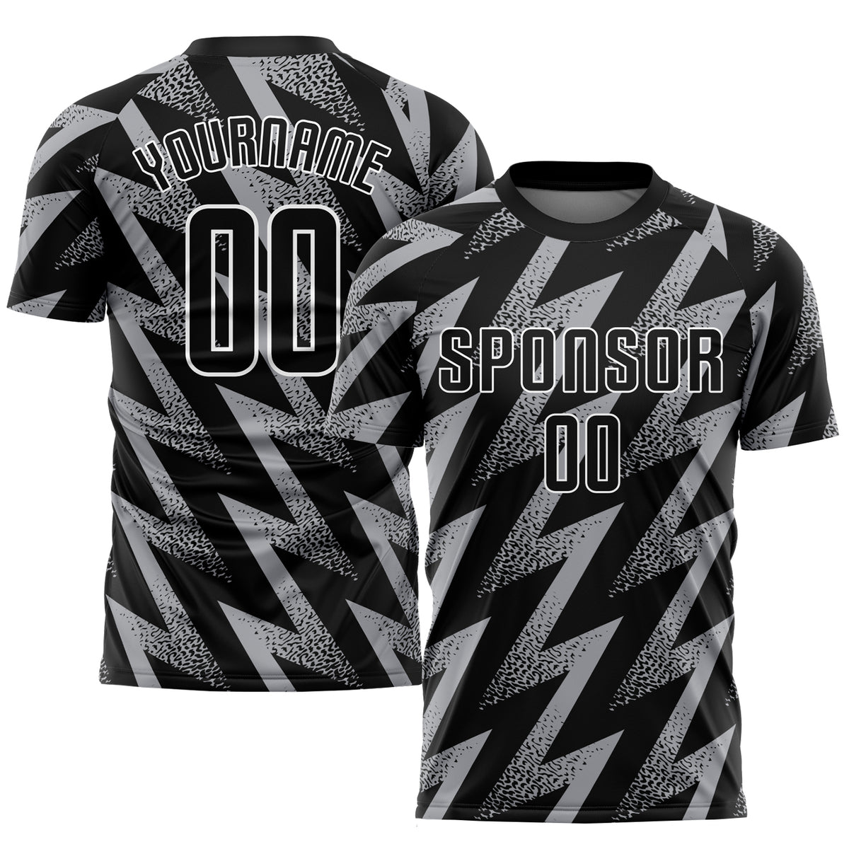 Cheap Custom Gray Black-Camo Sublimation Soccer Uniform Jersey Free  Shipping – CustomJerseysPro