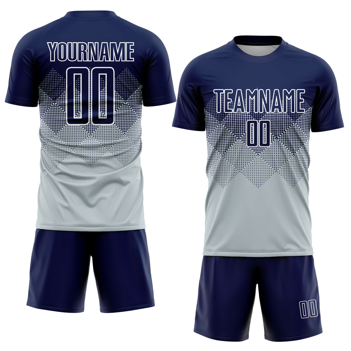 Cheap Custom Navy White-Crimson Sublimation Soccer Uniform Jersey Free  Shipping – CustomJerseysPro