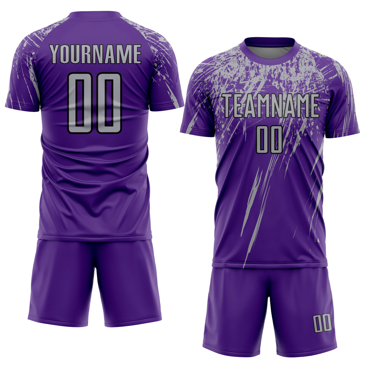 Cheap Custom Gray Black-Camo Sublimation Soccer Uniform Jersey Free  Shipping – CustomJerseysPro