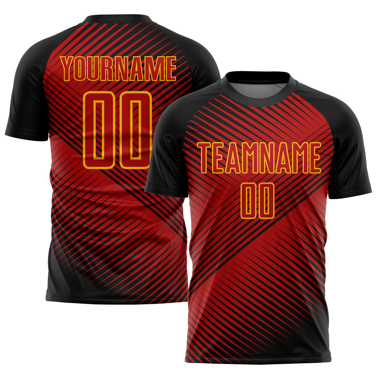 Buy Jersey Design - Black and Red Cricket Jersey Design