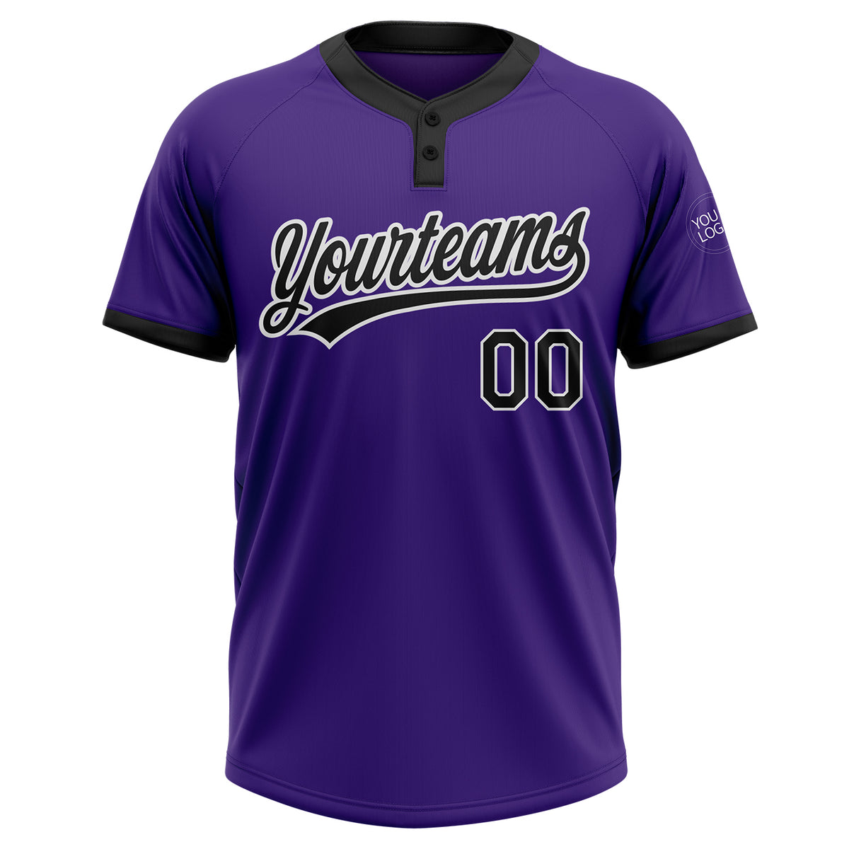 CTX Softball - black uniforms with purple numbers and letters and