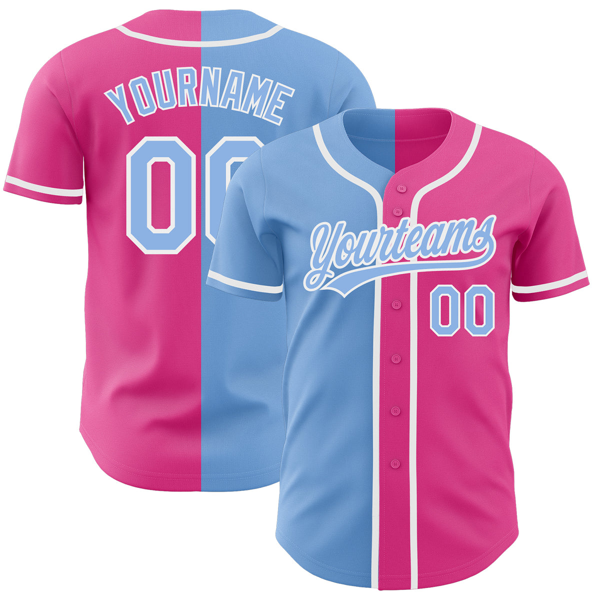 Cheap Custom Kelly Green Pink-White Authentic Sleeveless Baseball Jersey  Free Shipping – CustomJerseysPro