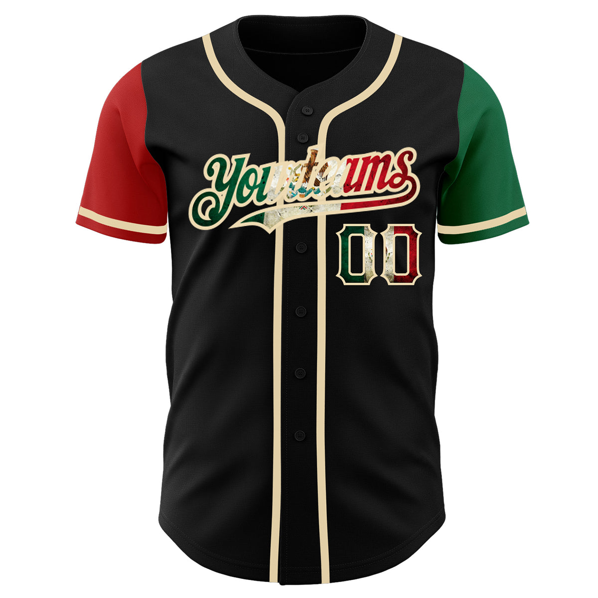 Mexican Drinking Team Mexico 3D All Over Print Baseball Jersey Shirt Size  S-5XL