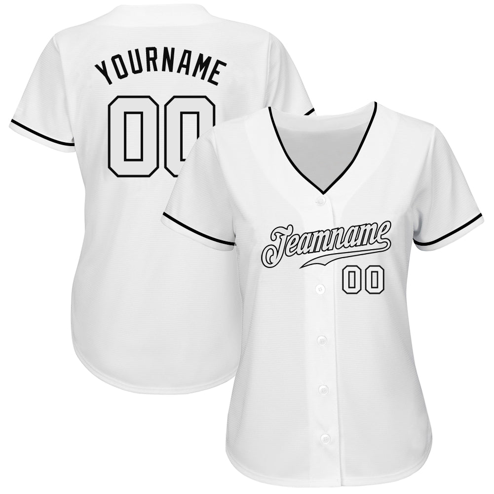 Source custom blank black and white baseball jersey baseball