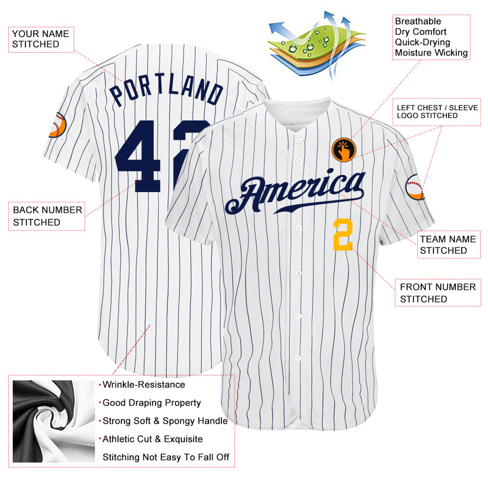 Personalized Yankees Baseball Jersey | Gray Stitch Jersey
