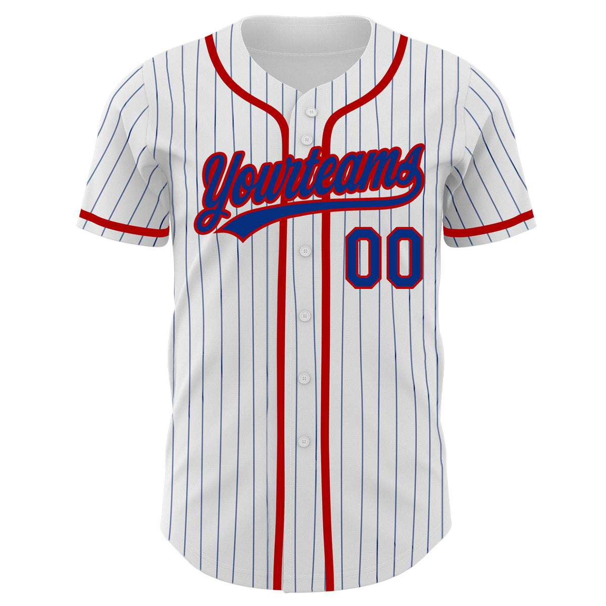 Cheap Custom Gray White Pinstripe Red Authentic Baseball Jersey Free  Shipping – CustomJerseysPro