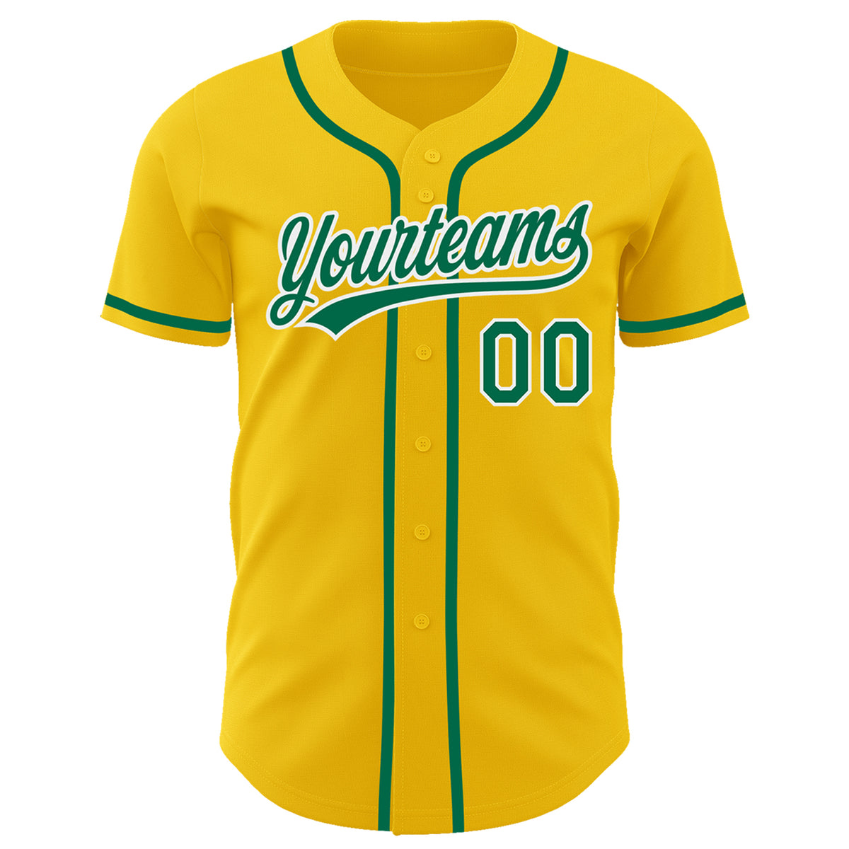 Cheap Custom Brown Kelly Green-White Authentic Baseball Jersey Free  Shipping – CustomJerseysPro