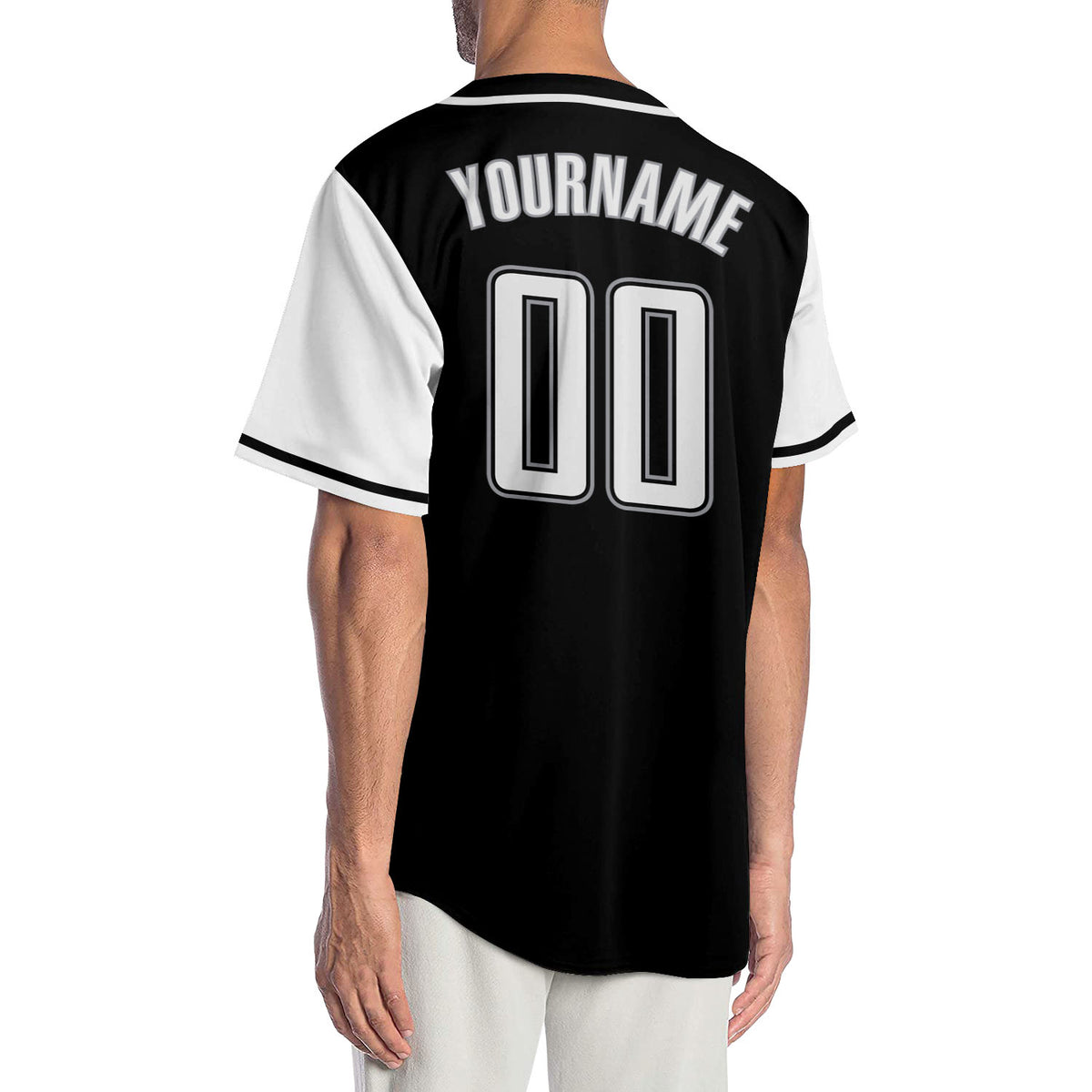 Cheap Custom White Black-Gray Authentic Baseball Jersey Free Shipping –  CustomJerseysPro