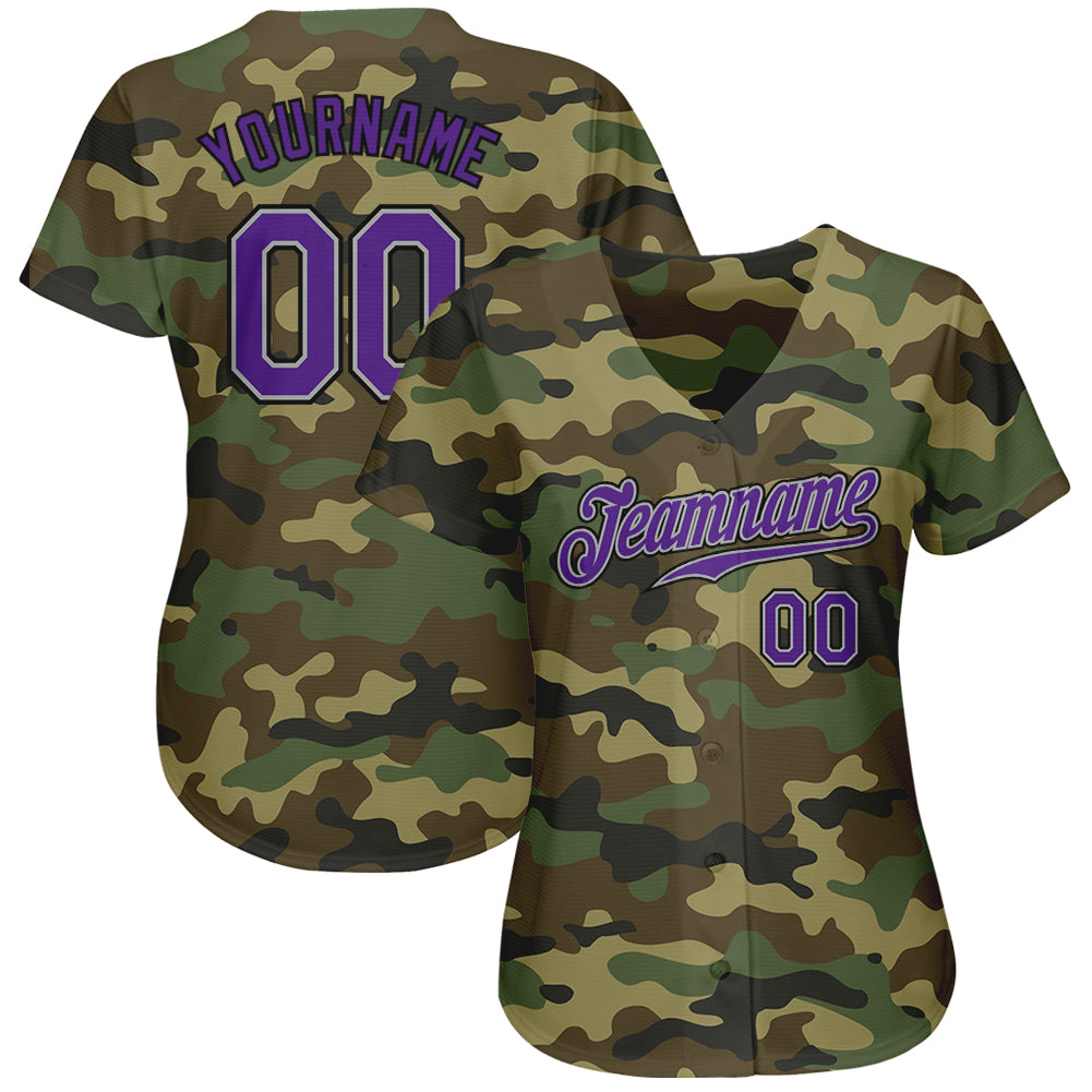 New Orleans Saints Camo CUSTOM Baseball Jersey 